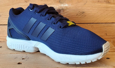 Adidas ZX Flux Low Textile Trainers UK8/US8.5/EU42 M19841 Navy/White