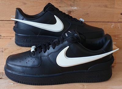 Nike Air Force 1 x Ambush Low Leather Trainers UK9/US10/EU44 DV3464-001 Black