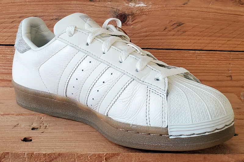 Adidas Originals Superstar Low Leather Trainers UK4.5/US6/EU37 B37147 White/Gum