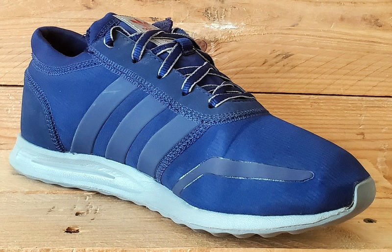 Adidas Los Angeles Low Textile Trainers UK8.5/US9/EU42.5 AQ4555 Navy Blue/Grey