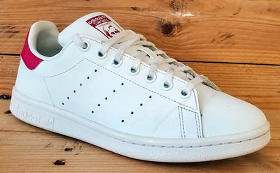 Adidas Stan Smith Low Leather Trainers UK5.5/US6/EU38.5 FX7522 White/Pink