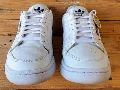 Adidas Continental 80 Vegan Low Leather Trainers UK9/US9.5/EU43 FX2336 White