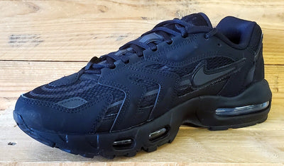 Nike Air Max 96 II Low Suede Trainers UK8.5/US9.5/EU43 DJ0328-001 Triple Black
