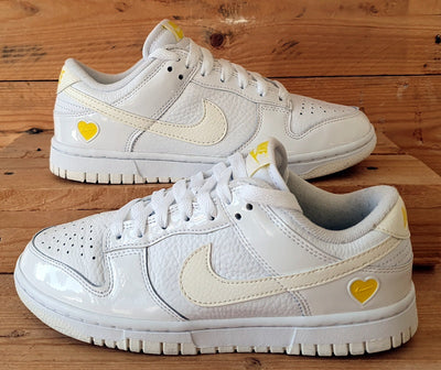 Nike Dunk Low Valentines Day Trainers UK3/US5.5/EU36 FD0803-100 Yellow Heart