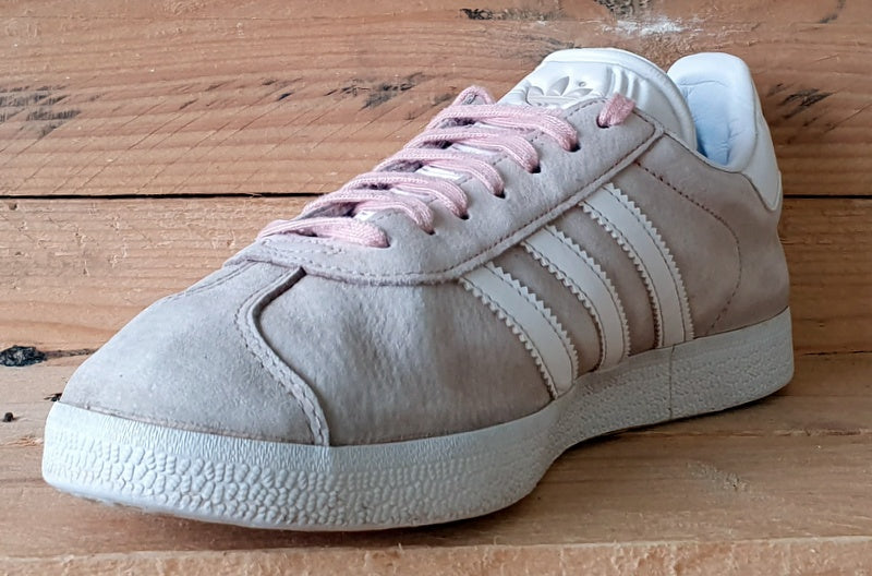 Adidas Gazelle Low Suede Trainers UK5.5/US6/EU38.5 BB5472 Grey/White/Pink