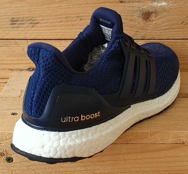 Adidas Ultra Boost 2.0 Primeknit Trainers UK7.5/US8/EU41 AQ5928 Collegiate Navy