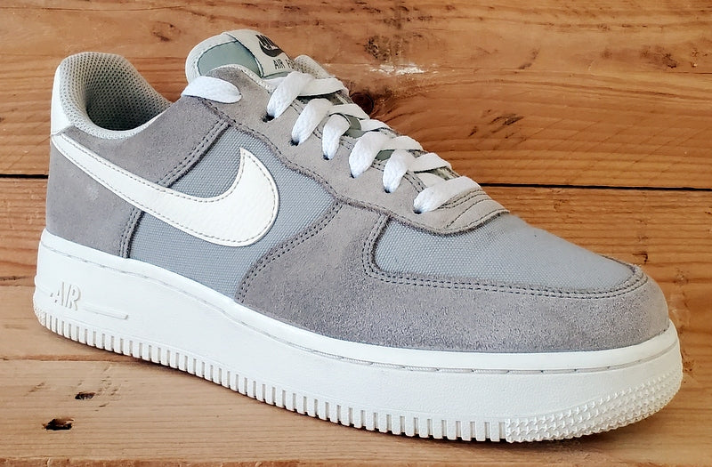 Nike Air Force 1 Low Suede Trainers UK6/US7/EU40 AQ8741-300 Spruce Fog/White