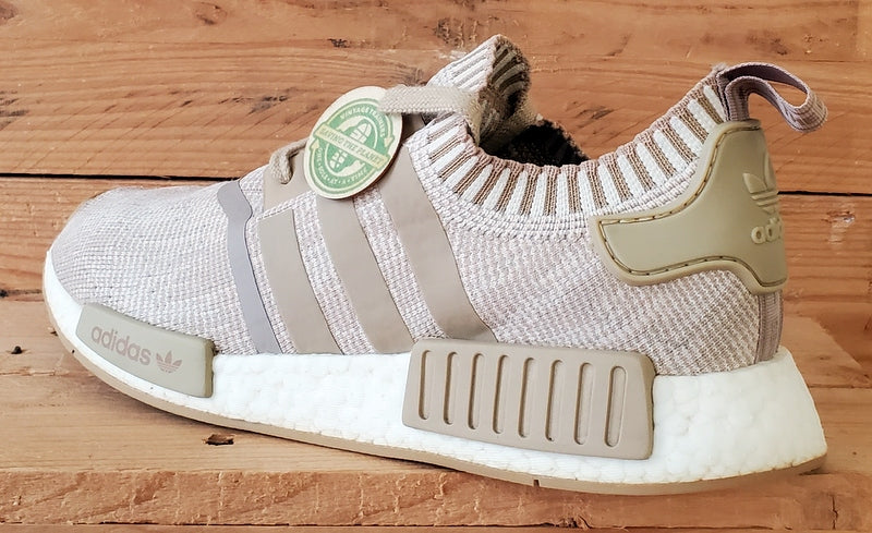 Adidas NMD R1 Low Primeknit Trainers UK9/US9.5/EU43 BY1912 Linen Khaki