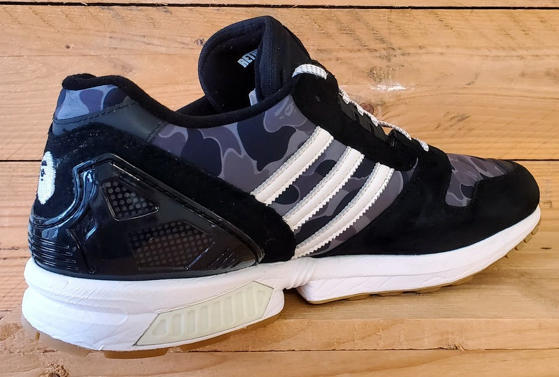 Adidas ZX 8000 Bape Undefeated Low Textile Trainers UK11/US11.5/E46 FY8852 Black
