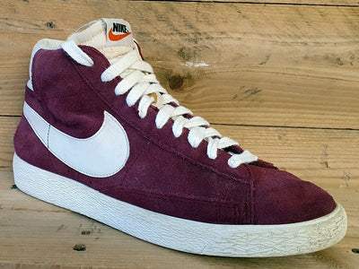 Nike Blazer Mid Premium Vintage Suede Trainers UK7/US8/EU41 538282-600 Red