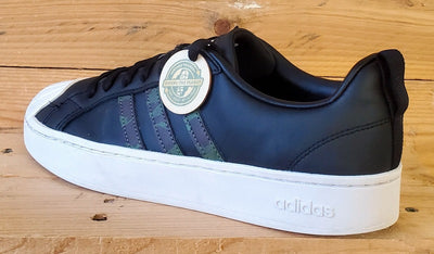 Adidas Streetcheck Cloadfoam Low Leather Trainers UK7.5/US8/EU41 H06222 Black