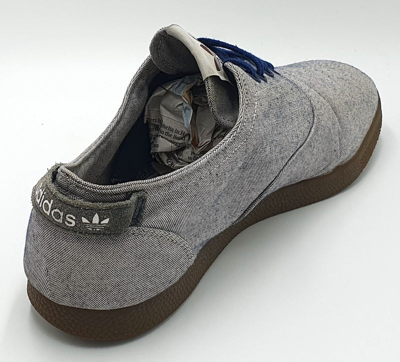 Adidas Originals Ransom Curb Canvas Trainers V23017 Grey/Gumsole UK12/US12.5/E47