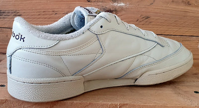 Reebok Classic Club C 85 Low Leather Trainers UK10/US11/EU44.5 GX3681 Cream