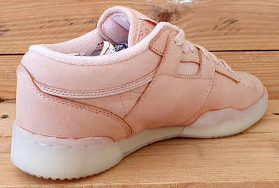 Reebok Classic Low Suede Trainers V69721 Creamy Pink/Gumsole UK4/US5/EU36