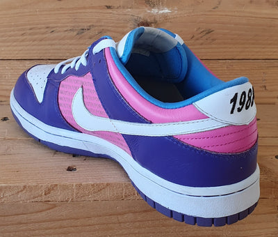 Nike Dunk ID Low Leather Trainers UK9/US10/EU44 336597-992 Purple/White/Pink