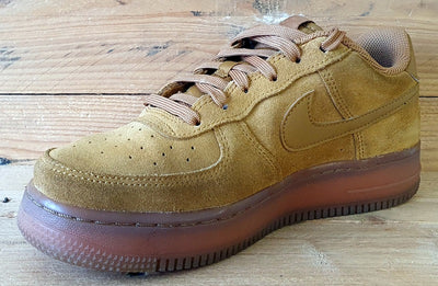 Nike Air Force 1 LV8 Low Suede Trainers UK5/US5.5Y/EU38 BQ5485-700 Wheat