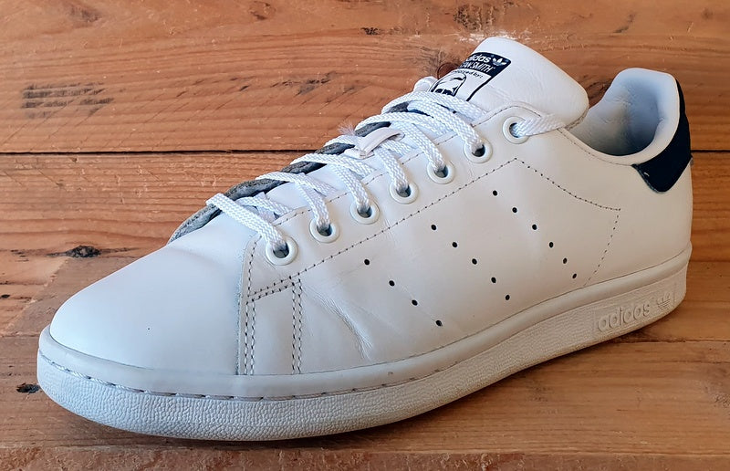 Adidas Stan Smith Low Leather Trainers UK7.5/US8/EU41 M20325 White/Navy Blue