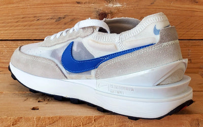 Nike Waffle One Low Textile/Suede Trainers UK6.5/US7.5/EU40.5 DN8019-100 White