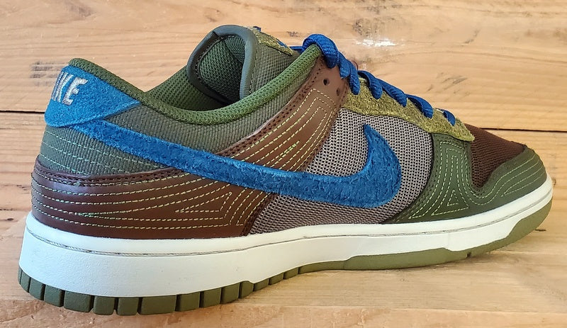 Nike Dunk Cacao Low Textile Trainers UK11/US12/EU46 DR0159-200 Green/Brown