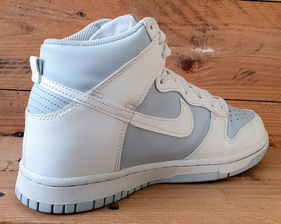 Nike Dunk High Leather Trainers UK4.5/US5Y/EU37.5 DB2179-107 Summit White/Grey