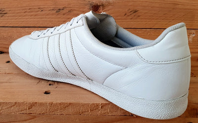 Adidas Gazelle Low Leather Trainers UK10/US10.5/EU44.5 B25214 White/Gold