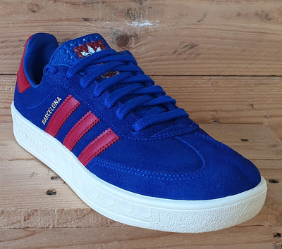 Adidas Barcelona City Series Suede Trainers UK7/US7.5/EU40.5 FX5642 Royal Blue