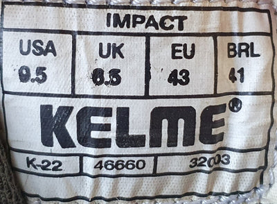 Kelme Impact Run Low Textile Trainers UK8.5/US9.5/EU43 46660 Grey/White/Red