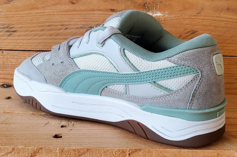 Puma 180 Low Textile/Suede Trainers UK5.5/US6.5/E38.5 389267-04 Grey/White/Green