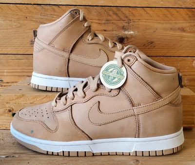 Nike Dunk Premium Mid Suede Trainers UK5.5/US8/EU39 DX2044-201 Vachetta Tan