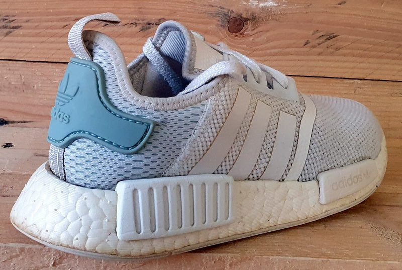 Adidas NMD R1 Low Textile Trainers UK4.5 US6 EU37 BY3033 White Tactile Green