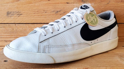 Nike Blazer Low Leather Trainers UK8/US9/EU42.5 CT6377-101 White/Black