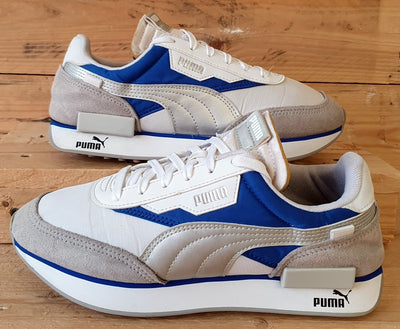 Puma Future Rider Textile Trainers UK5.5/US6.5/EU38.5 368739-02 Grey/White/Blue