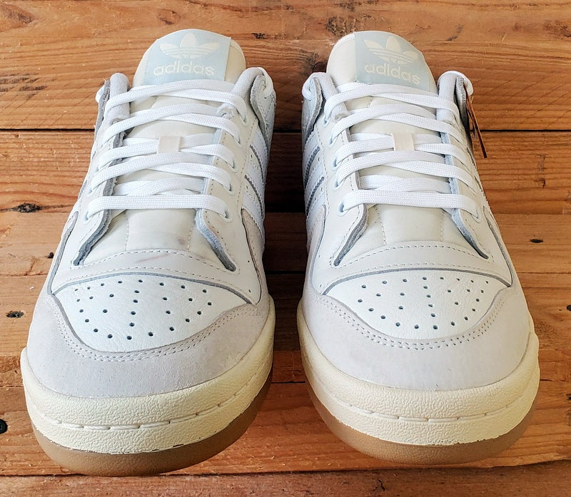 Adidas Forum 84 Low Leather Trainers UK8/US8.5/EU42 FY7998 Chalk/White