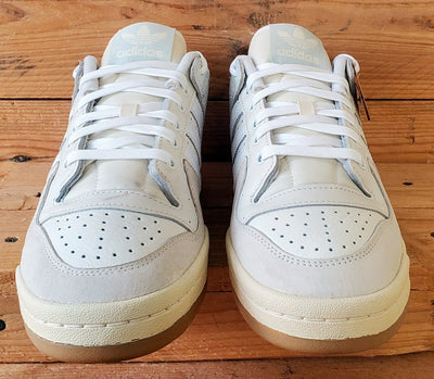 Adidas Forum 84 Low Leather Trainers UK8/US8.5/EU42 FY7998 Chalk/White