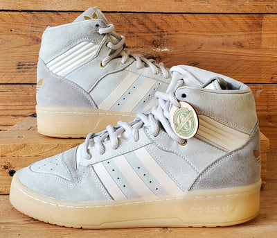 Adidas Rivalry Mid Suede Trainers UK7/US7.5/EU40.5 FZ6324 Cream/Grey/Gum