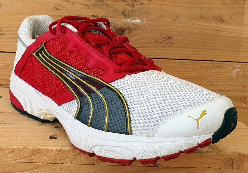 Puma M20 Low Textile Trainers 182473 02 Red/White/Gold/Black UK9.5/US10.5/EU44