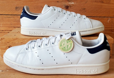 Adidas Stan Smith Low Leather Trainers UK8/US8.5/EU42 M20325 Core White/Navy
