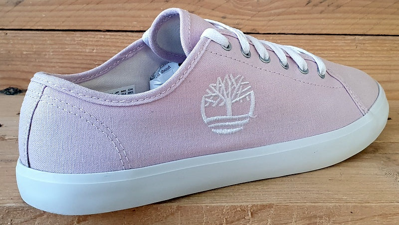 Timberland Newport Bay Low Canvas Trainers UK4/US4.5/EU37 A2DQ7 Light Pink