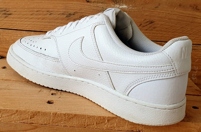 Nike Court Vision Low Leather Trainers CD5434-100 Triple White UK7.5/US10/EU42