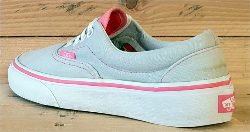 Vans Off The Wall Low Canvas Trainers UK3.5/US6/E36 TB6Q Grey/Pink/White/Gumsole