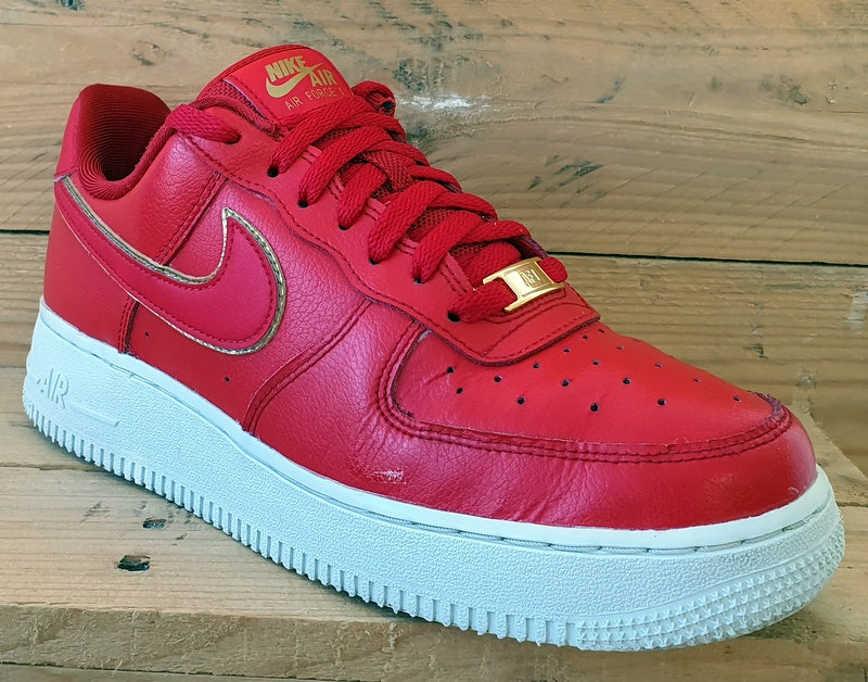 Nike Air Force 1 Low Leather Trainers UK5.5/US8/EU39 AO2132-602 University Red