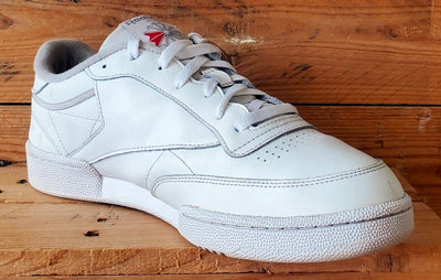 Reebok Club C 85 Low Leather Trainers UK12/US13/EU47 100000154 Triple White