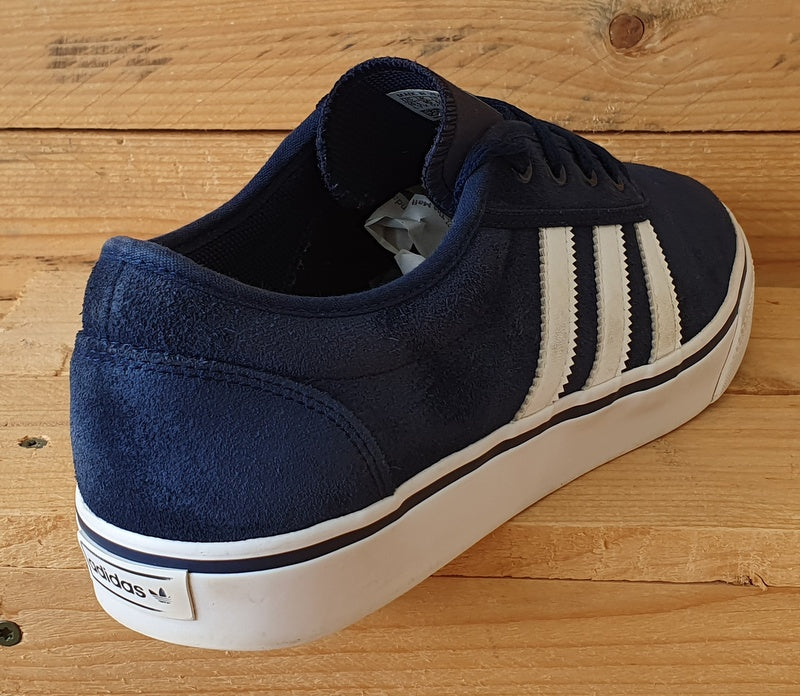 Adidas Adi Ease Low Suede Trainers UK10 US10.5 EU44.5 DB3112 Navy Blue White Gum