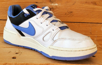 Nike Full Force Low Leather Trainers UK6/US7/EU40 FB1362-100 White/Blue