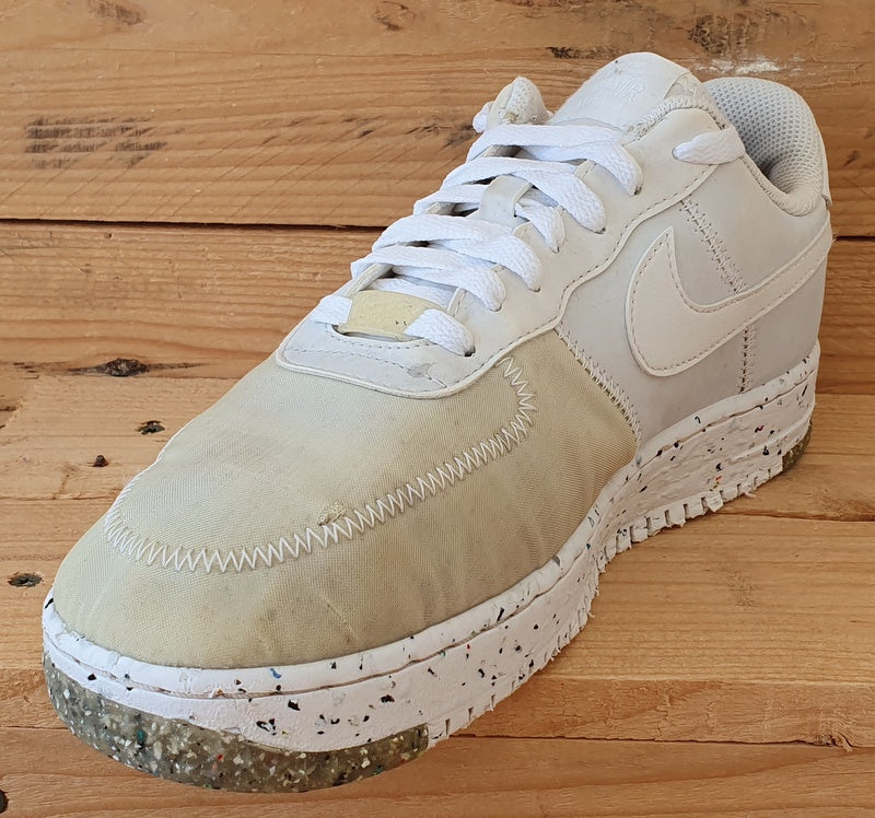 Nike Air Force 1 Crater Low Textile Trainers UK6.5/US9/EU40.5 CT1986-100 White