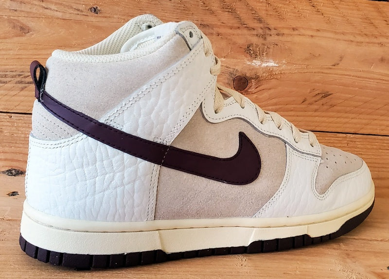 Nike Dunk Mid Suede/Leather Trainers UK4.5/US7/EU38 FB8482-100 Light Orewood