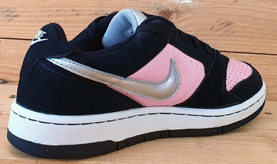 Nike Vintage Low Suede/Leather Trainers UK5/US5.5Y/EU38 318981-601 Black/Pink