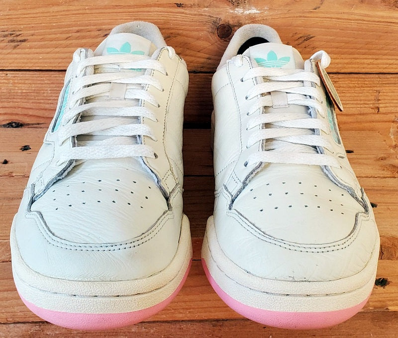 Adidas Continental 80 Low Leather Trainers UK8.5/US9/EU42.5 BD7645 Off White