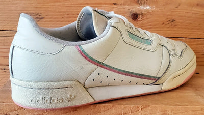 Adidas Continental 80 Low Leather Trainers UK11/US11.5/EU46 BD7645 Cream/Pink