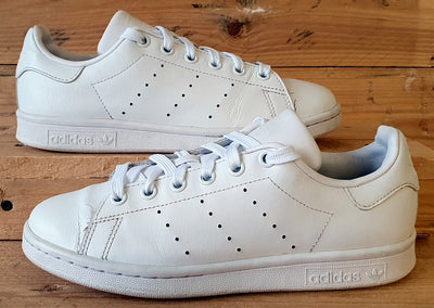 Adidas Stan Smith Low Leather Trainers UK4/US4.5/EU36.5 S76330 Triple White